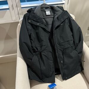 NWT Columbia 3-in-1 DropRidge Interchange Womens Jacket Black Waterpoof SZ:Small